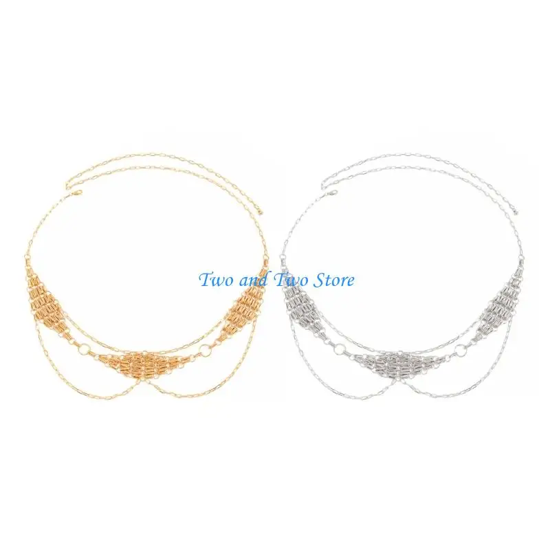 HX6F Unique Diamonds Braided Chain Waist Belt For Women Fashion Body Jewelry
HX6F Unique Diamonds Braided Chain Waist Belt For Women Fashion Body Jewelry
