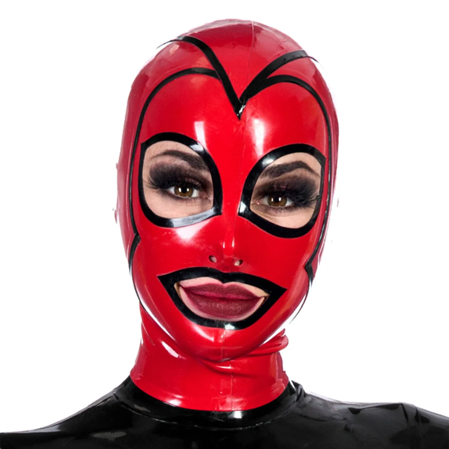 Sexy Latex Cover Rubber Mask Black Edge Open Eyes and Mouth
Sexy Latex Cover Rubber Mask Black Edge Open Eyes and Mouth