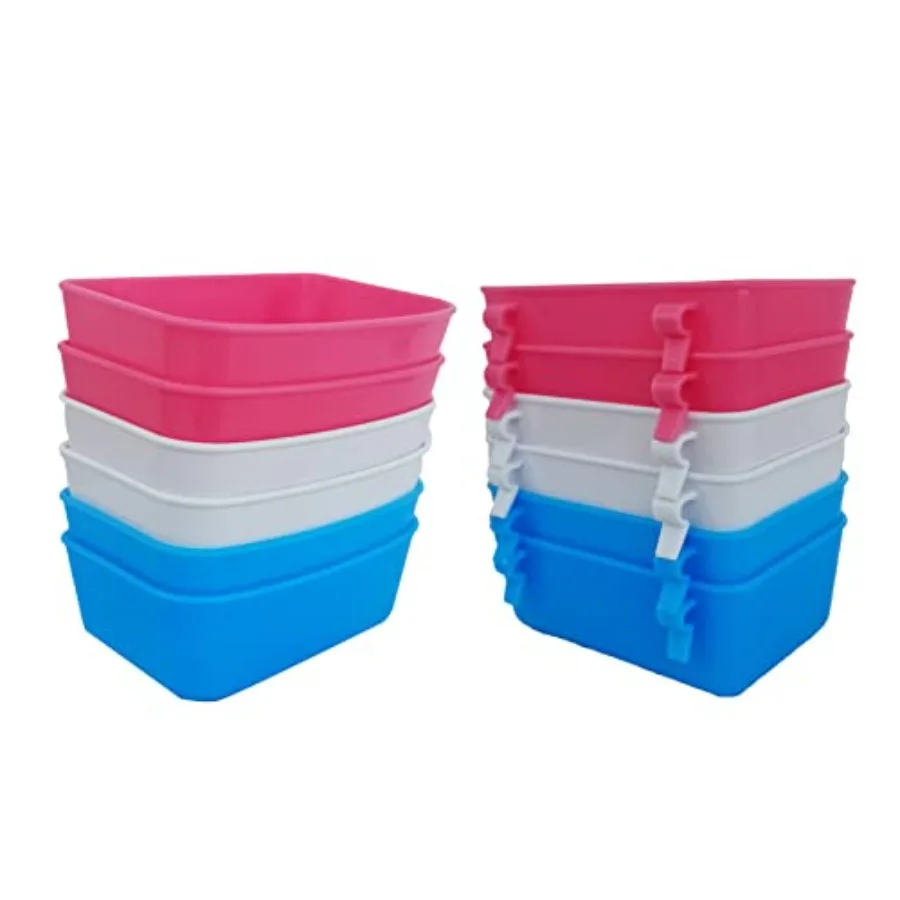 6 Pack Rabbit Feeder Waterer Chicken Guinea Pig Cage Food Water Bowl Hanging Watering Container Feeding Dish Coop Cup Treats Dr
6 Pack Rabbit Feeder Waterer Chicken Guinea Pig Cage Food Water Bowl Hanging Watering Container Feeding Dish Coop Cup Treats Dr