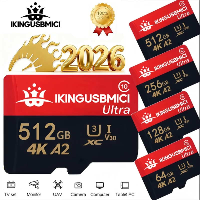 High Speed Micro SD Card TF Cards SD Cards Memory Card 64GB 128GB 256GB Waterproof V10 for Digital Devices PC GoPro
High Speed Micro SD Card TF Cards SD Cards Memory Card 64GB 128GB 256GB Waterproof V10 for Digital Devices PC GoPro
