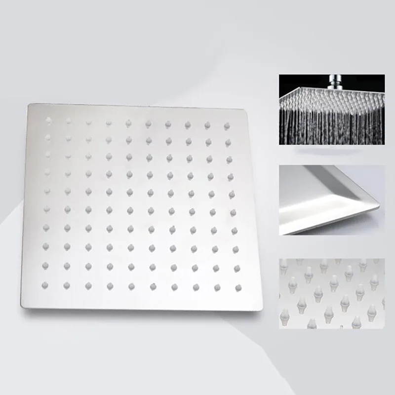 10/8/6 Inch Stainless Steel Ultra-thin Waterfall Shower Heads Rainfall Shower Head Rain Square Round
10/8/6 Inch Stainless Steel Ultra-thin Waterfall Shower Heads Rainfall Shower Head Rain Square Round