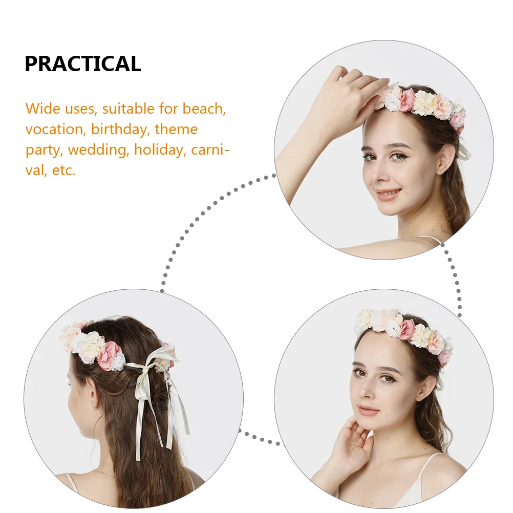 Silk Flower Wreath Tiara Girls Headb Hair Ribbon Floral Headpiece Wedding Accessories Bride Hairwear Beautiful Design Bright
Silk Flower Wreath Tiara Girls Headb Hair Ribbon Floral Headpiece Wedding Accessories Bride Hairwear Beautiful Design Bright