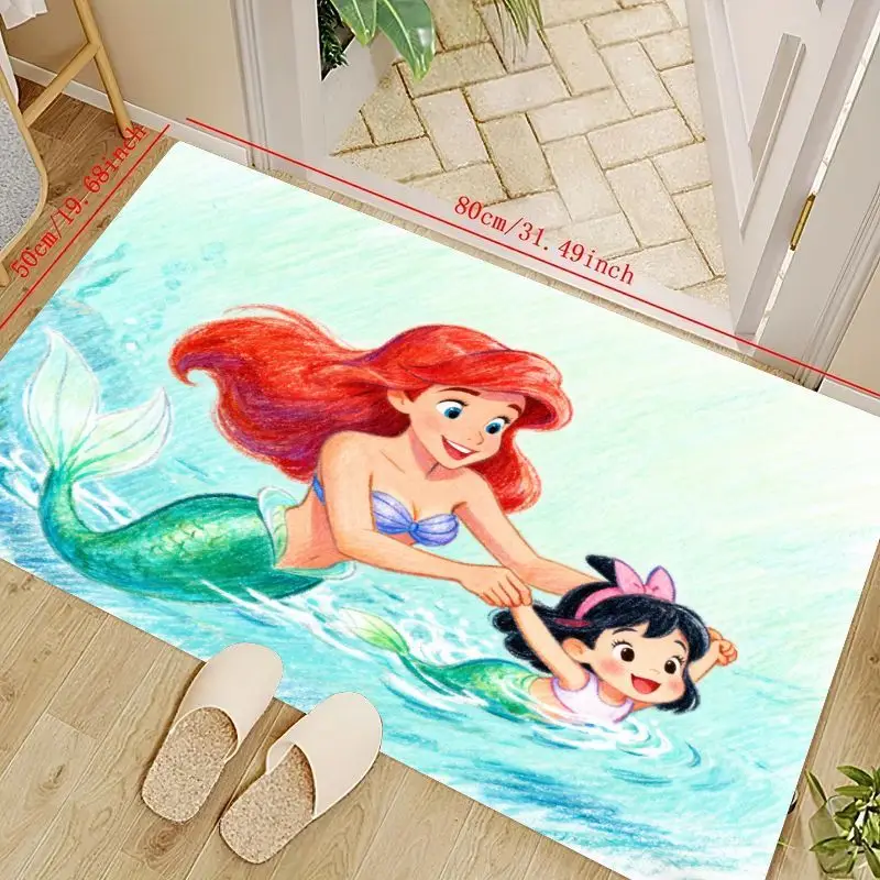 1 шт. коврик Ariel and Mermaid Friends для детской комнаты, напольный коврик для гостиной, мягкий и прочный мультяшный ковер, идеально подходит для игровой комнаты 
1 шт. коврик Ariel and Mermaid Friends для детской комнаты, напольный коврик для гостиной, мягкий и прочный мультяшный ковер, идеально подходит для игровой комнаты