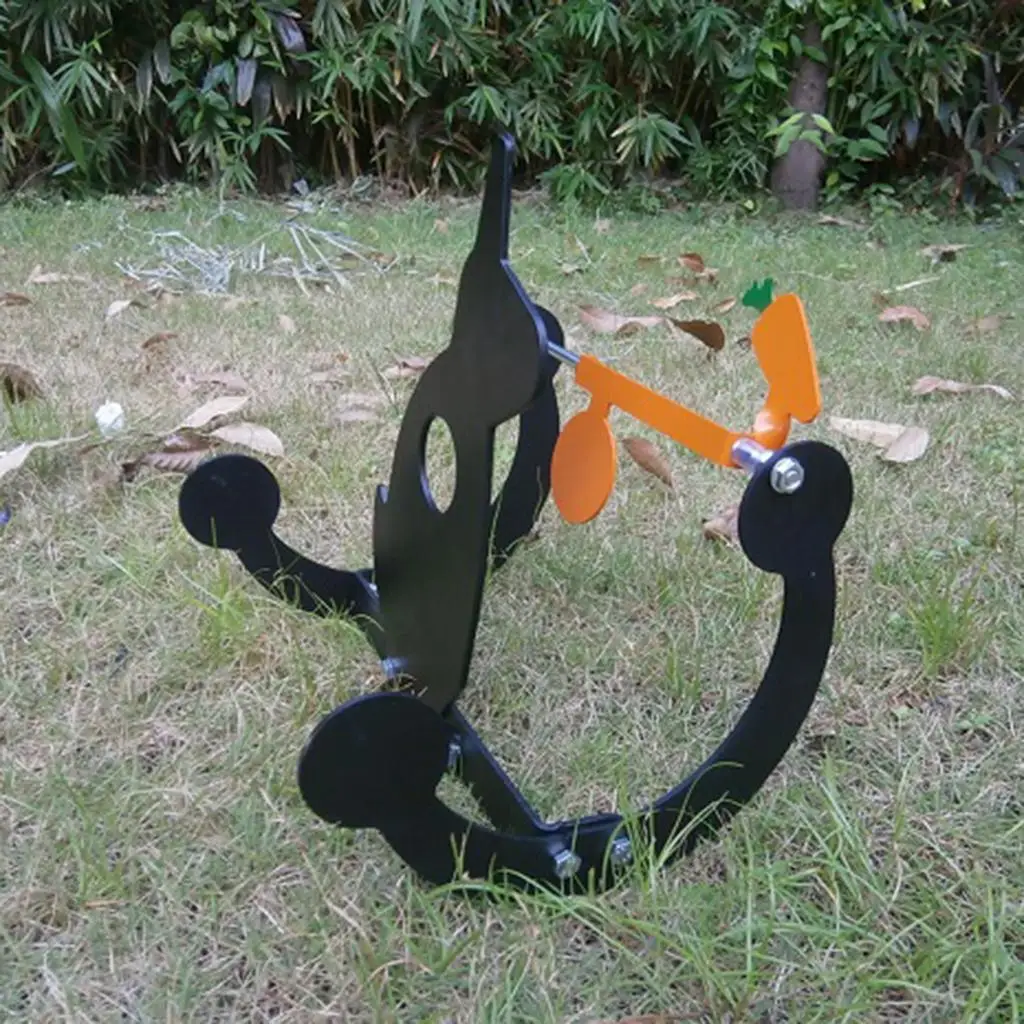 Rabbit Shape Self Resetting Tumbler Target 3.5mm Steel Plinking Field Target for Shooting Range Training
Rabbit Shape Self Resetting Tumbler Target 3.5mm Steel Plinking Field Target for Shooting Range Training