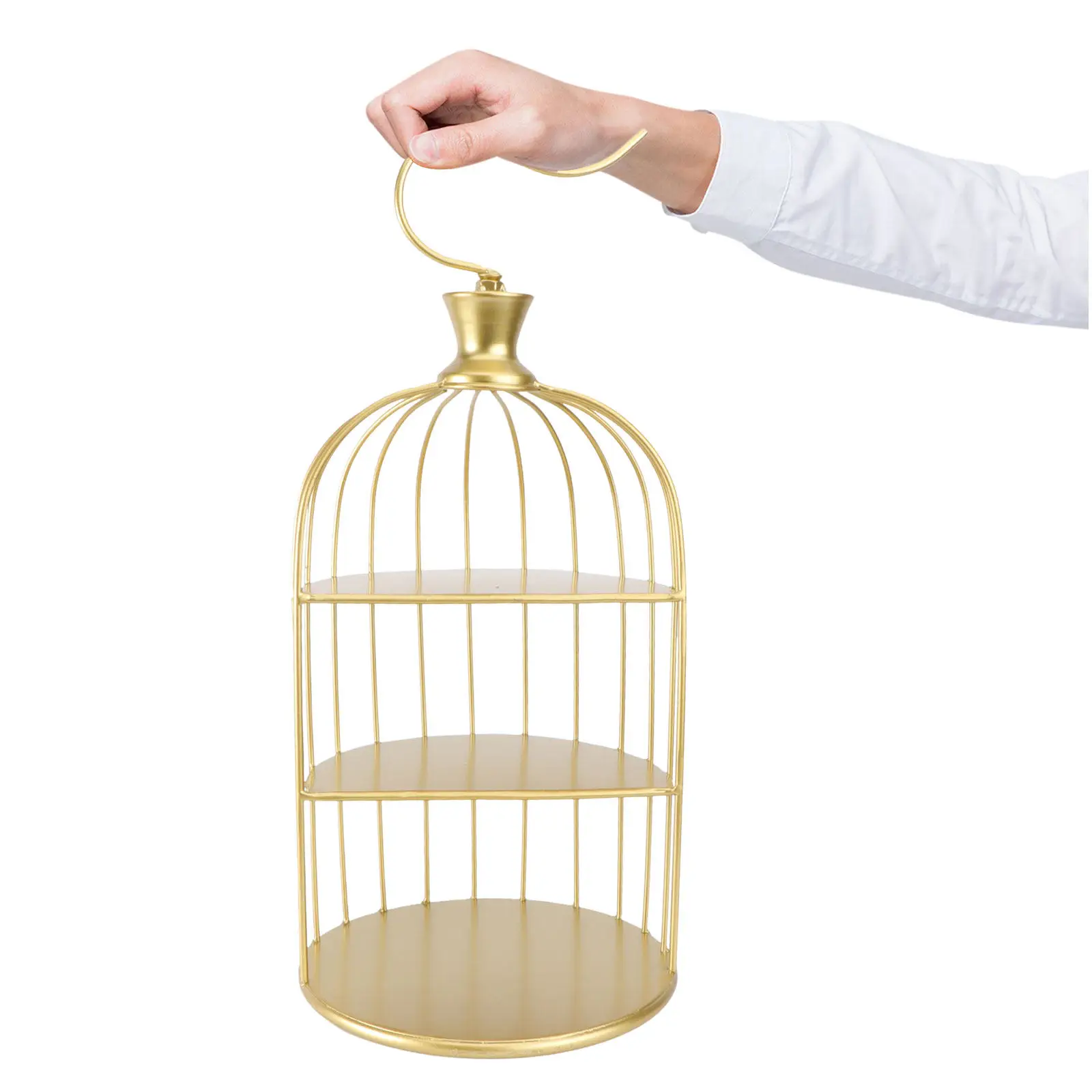 Multi-Layer Cake Stand 25Cm Wrought Cage Design Dessert Display Stand Snack Holder Party Decoration Golden
Multi-Layer Cake Stand 25Cm Wrought Cage Design Dessert Display Stand Snack Holder Party Decoration Golden