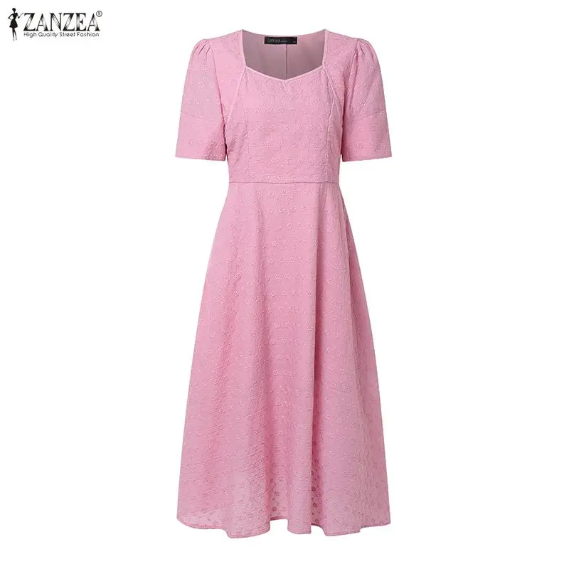 Летние кружевные платья миди ZANZEA для женщин: элегантные вечерние платья 2026, модные повседневные свободные платья с квадратным вырезом, однотонные женские сарафаны-робы
Летние кружевные платья миди ZANZEA для женщин: элегантные вечерние платья 2026, модные повседневные свободные платья с квадратным вырезом, однотонные женские сарафаны-робы