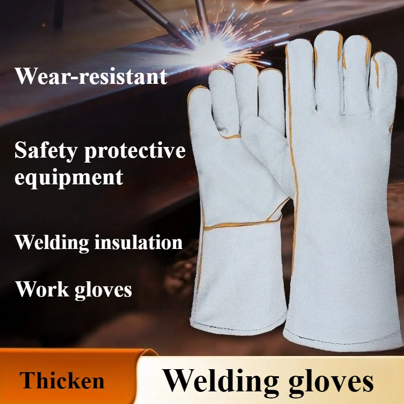 Electric Welding Gloves Welding Beast Double Thickness Welding Heat Insulation Wear-resistant Work Gloves Security Protection
Electric Welding Gloves Welding Beast Double Thickness Welding Heat Insulation Wear-resistant Work Gloves Security Protection