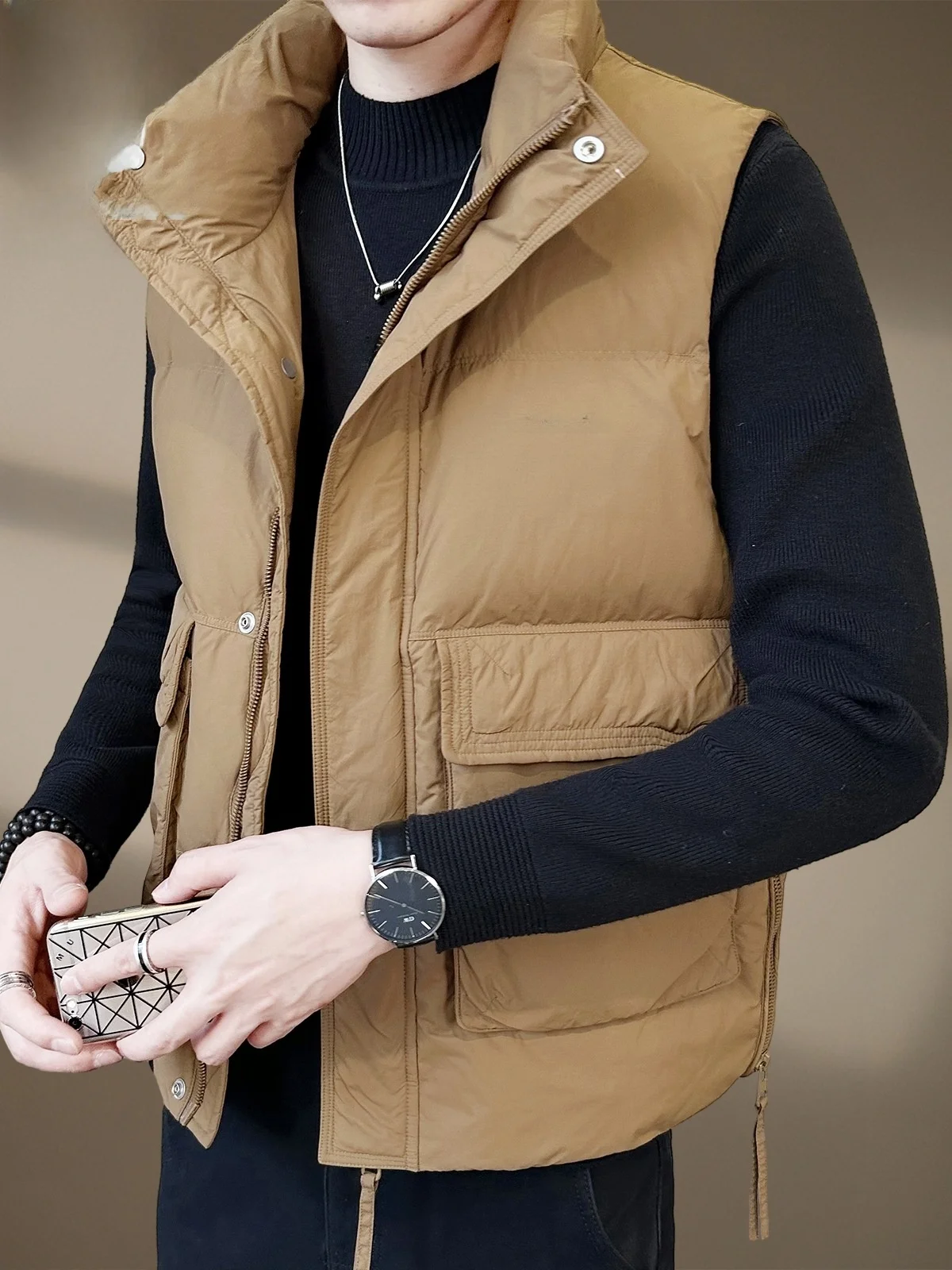 Мужской пуховый жилет: легкий, теплый, с наполнителем из пера, для спорта и работы, молодежный, модный, утепленный, на молнии
Мужской пуховый жилет: легкий, теплый, с наполнителем из пера, для спорта и работы, молодежный, модный, утепленный, на молнии