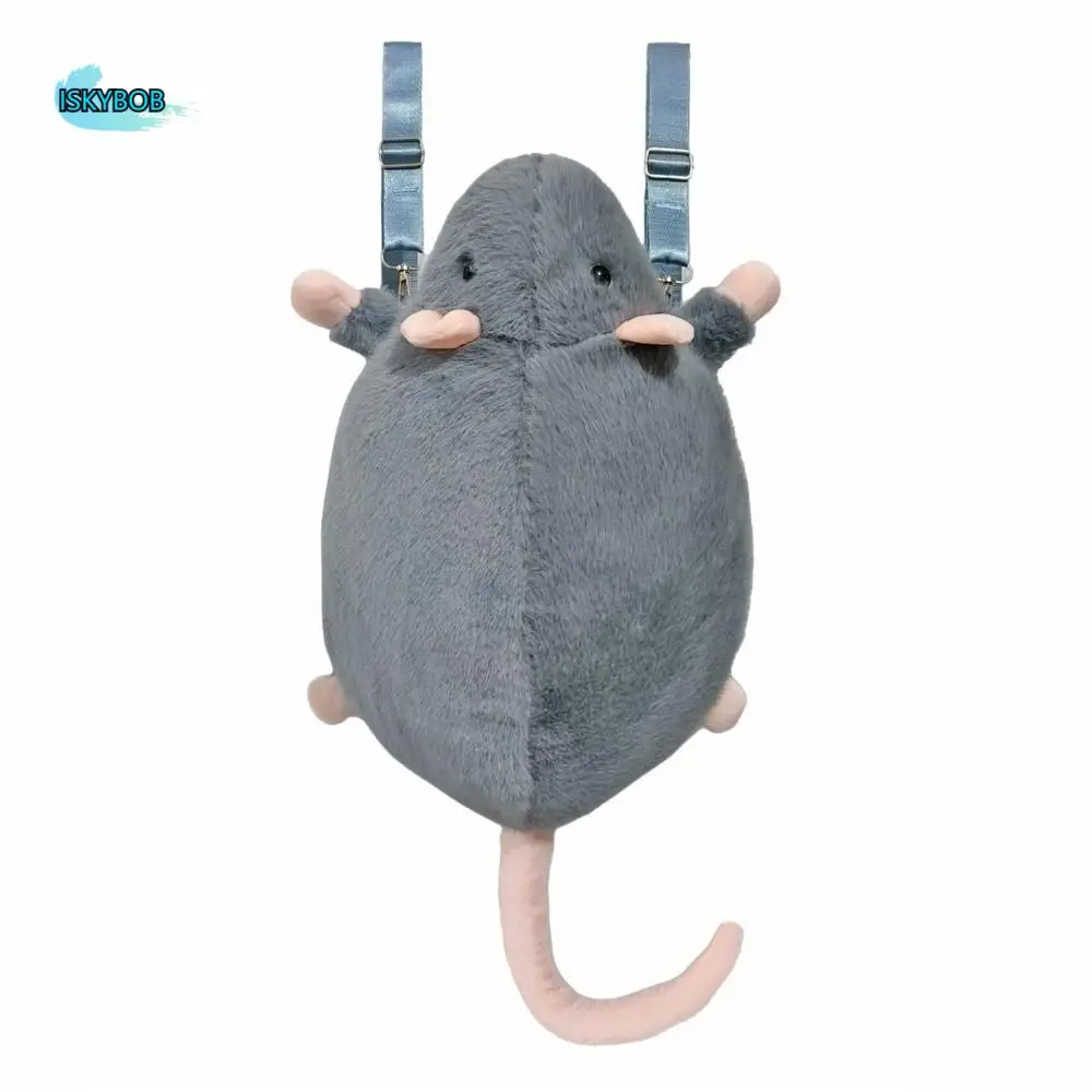 Soft Flower Branch Rat Backpack Large Capacity Cartoon Animal Figure School Bag Grey Brown Color Realistic Design Mouse Daypack
Soft Flower Branch Rat Backpack Large Capacity Cartoon Animal Figure School Bag Grey Brown Color Realistic Design Mouse Daypack