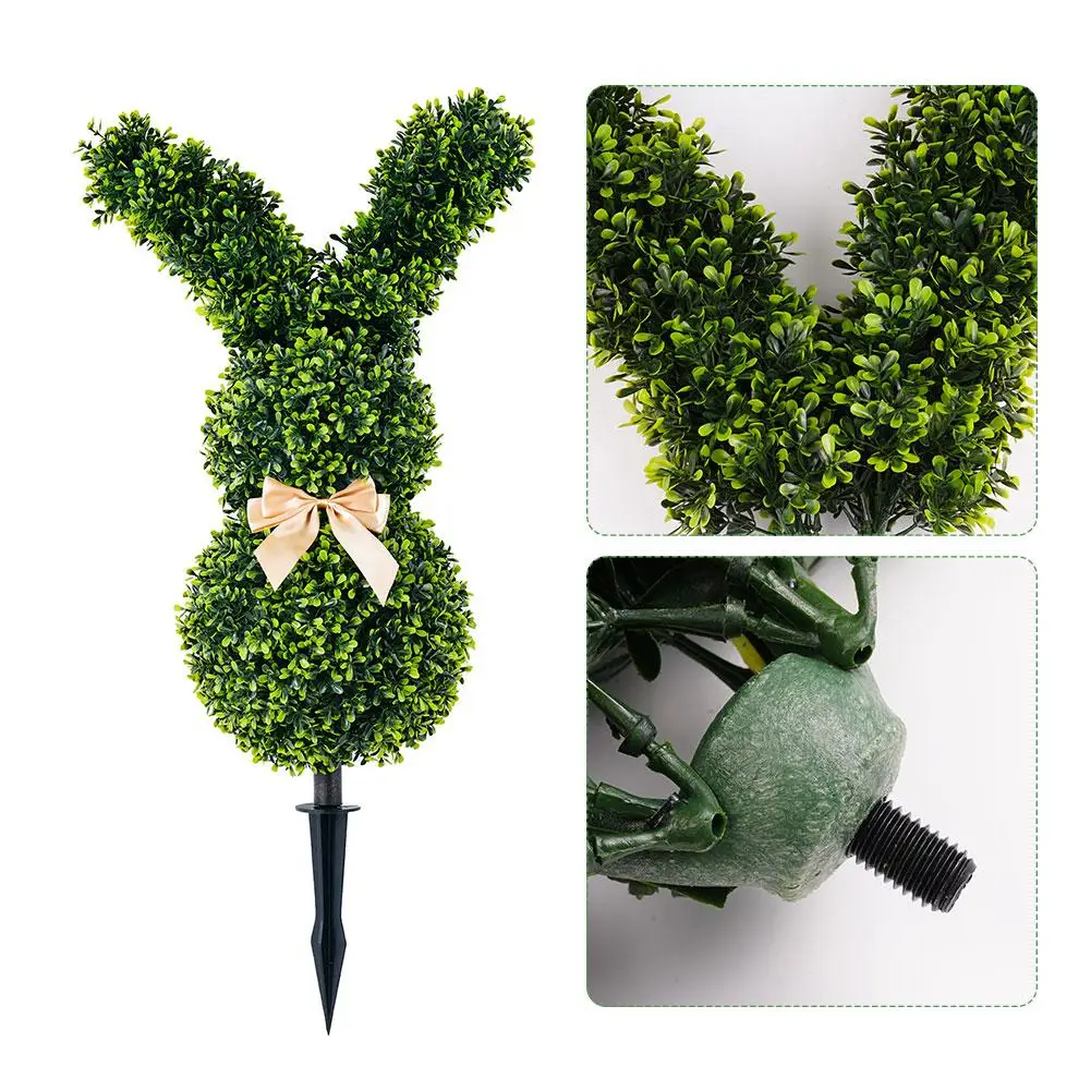 Топиарий кролика на открытом воздухе, топиарий в форме искусственного кролика, горшок на дереве, искусственное пасхальное растение кроликов, растение из самшита кролика
Топиарий кролика на открытом воздухе, топиарий в форме искусственного кролика, горшок на дереве, искусственное пасхальное растение кроликов, растение из самшита кролика