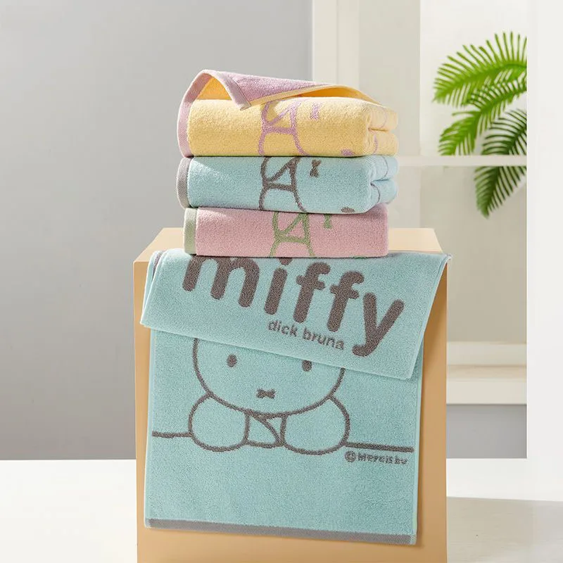 Miffy Pure Cotton Towel for Face Washing, Bathing, Household Cartoon Couple, All Cotton Soft, Absorbent, Enlarged and Thickened
Miffy Pure Cotton Towel for Face Washing, Bathing, Household Cartoon Couple, All Cotton Soft, Absorbent, Enlarged and Thickened