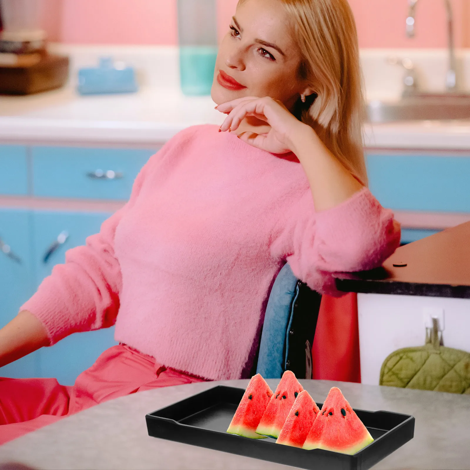 2Pcs Rectangle Food Serving Tray Premium Thick Plastic Tray for Tea Pot Cup Fruit Storage Dessert Presentation Stylish Home Use
2Pcs Rectangle Food Serving Tray Premium Thick Plastic Tray for Tea Pot Cup Fruit Storage Dessert Presentation Stylish Home Use