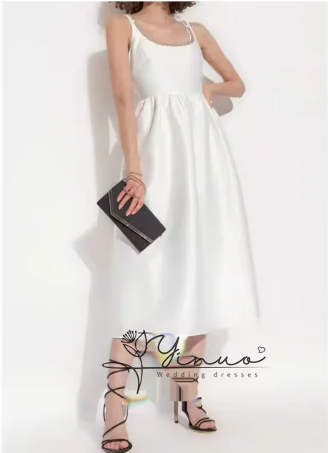 Dress Luxury Birthday Evening Dress Ankle Length Sleeveless Summer Elegant Wedding Party Gowns For Women Arab 2024
Dress Luxury Birthday Evening Dress Ankle Length Sleeveless Summer Elegant Wedding Party Gowns For Women Arab 2024