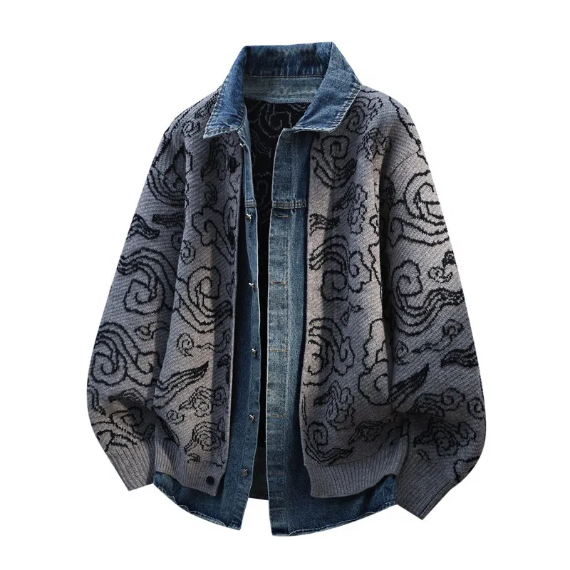 2025 New Men's Knitted Sweater Casual Button-Up Open-Front Design Autumn Winter Loose Fit Warmth Wave Pattern Youth Faion
2025 New Men's Knitted Sweater Casual Button-Up Open-Front Design Autumn Winter Loose Fit Warmth Wave Pattern Youth Faion