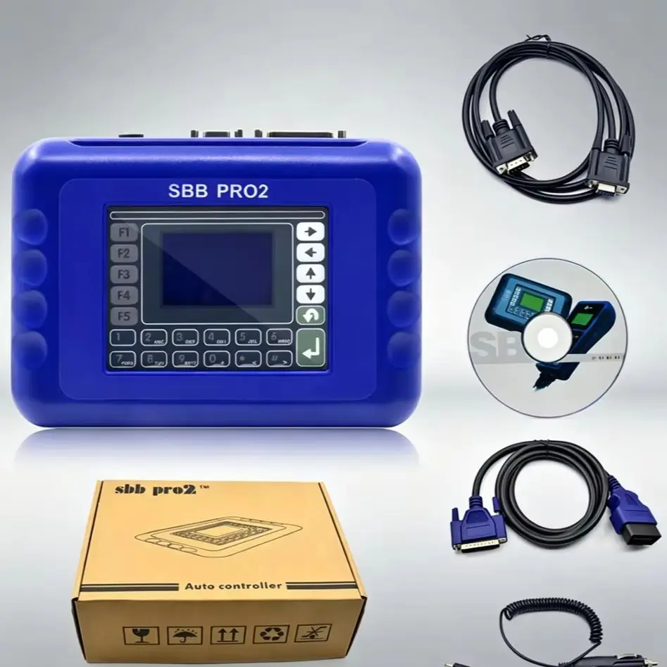 SBB PRO2 Car Key Programmer V48.99 OBD Auto Transponder Key Copy Diagnostic Tool
SBB PRO2 Car Key Programmer V48.99 OBD Auto Transponder Key Copy Diagnostic Tool