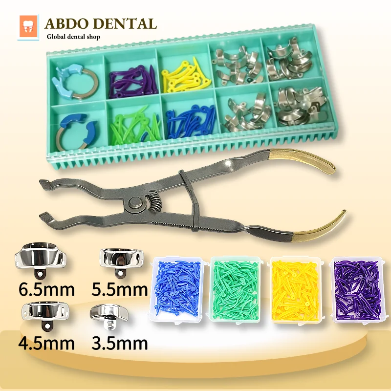 Dental Sectional Matrix Bands Refill Stainless Steel Metal Matrices With Dental Wedges Restorative Filling Materials Consumables
Dental Sectional Matrix Bands Refill Stainless Steel Metal Matrices With Dental Wedges Restorative Filling Materials Consumables