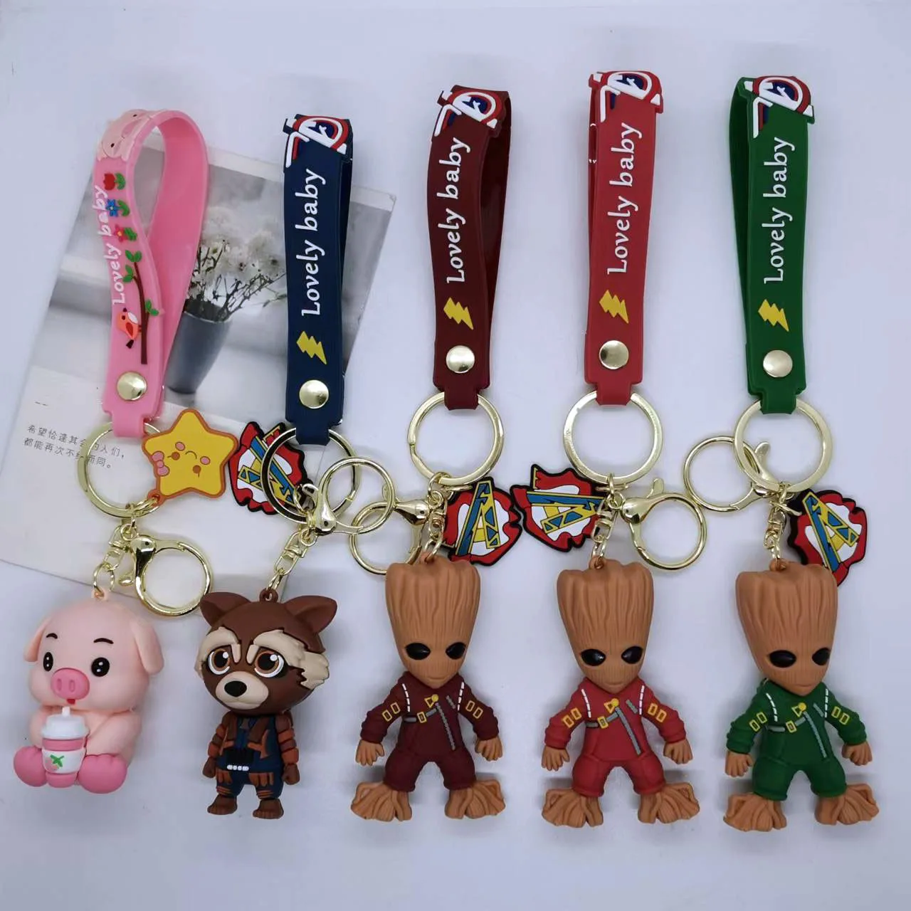 New Creative Little Tree Man Raccoon Doll Keychain Couple's Bag Car Keychain Accessories Gift Kawaii Cute Personalized Fashion
New Creative Little Tree Man Raccoon Doll Keychain Couple's Bag Car Keychain Accessories Gift Kawaii Cute Personalized Fashion