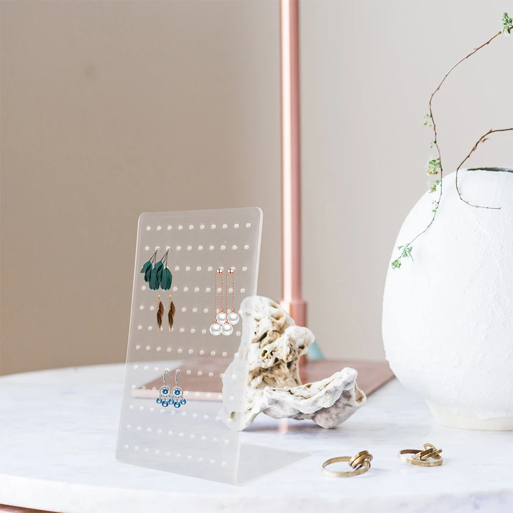 Acrylic Earring Holder Stud Stand Jewelry Studs Display Storage Earrings Stands for Selling Screw Rack
Acrylic Earring Holder Stud Stand Jewelry Studs Display Storage Earrings Stands for Selling Screw Rack