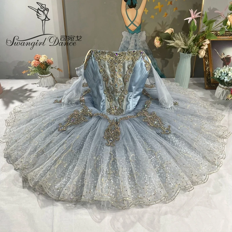 High Quality The Pharaoh 'S daughter Professional Ballet Tutus Girls Split Bllue Bird Ballet Stage Costumes BT4349
High Quality The Pharaoh 'S daughter Professional Ballet Tutus Girls Split Bllue Bird Ballet Stage Costumes BT4349