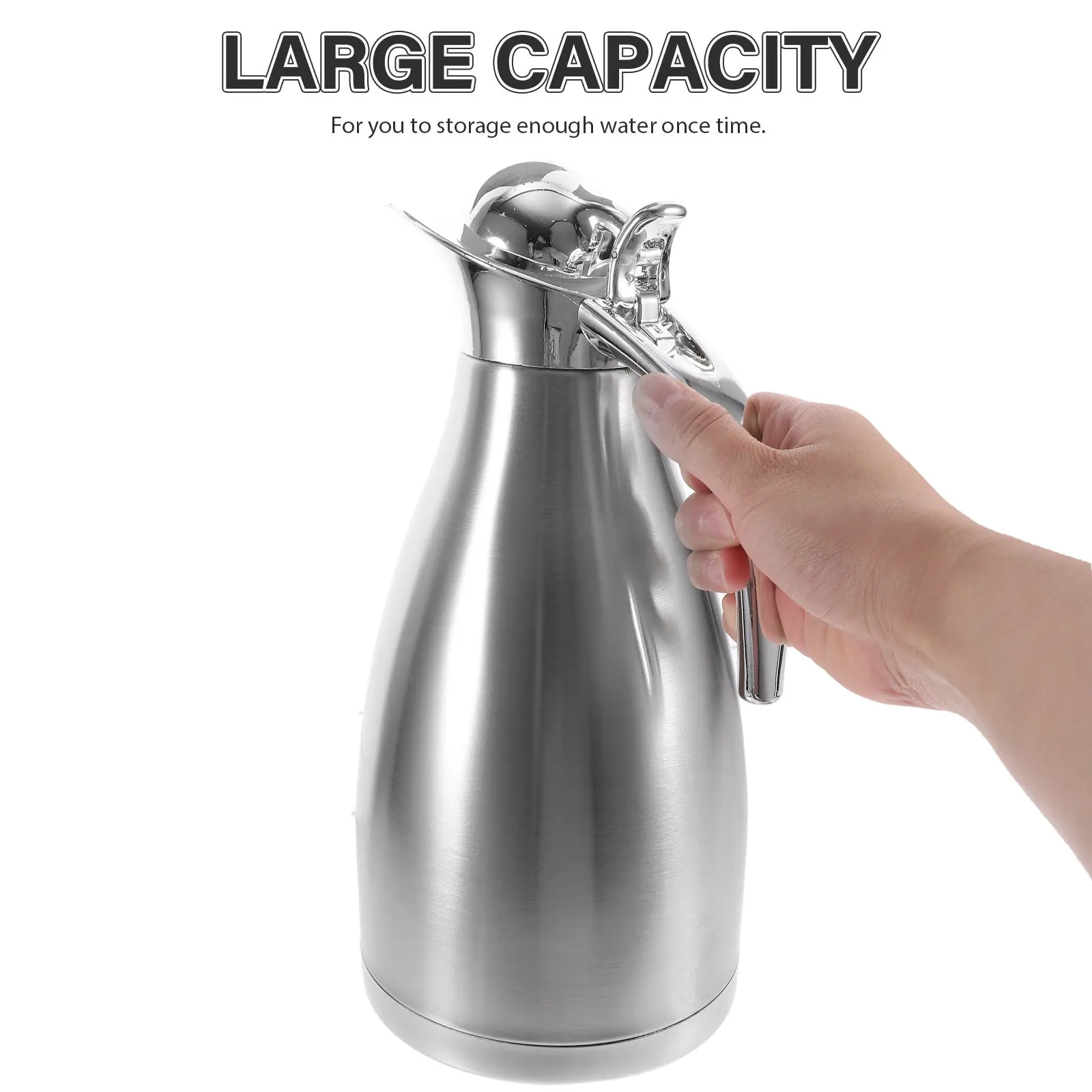 Термос из нержавеющей стали с двойными стенками, 2,0 л, вакуумный, пищевой, для дома, офиса, путешествий и активного отдыха
Термос из нержавеющей стали с двойными стенками, 2,0 л, вакуумный, пищевой, для дома, офиса, путешествий и активного отдыха