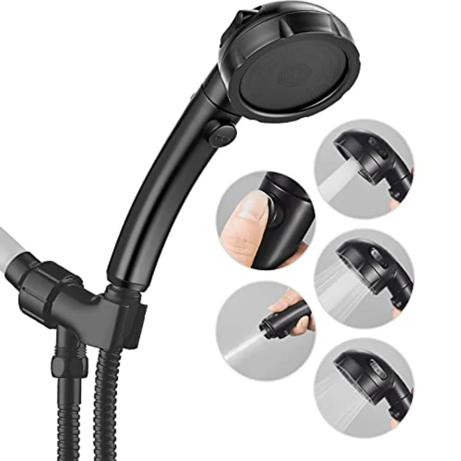 High Pressure Shower Head with 3 Spray Settings Water Saving Handheld RV Shower Head with Hose and On Off Switch Detachable Sho
High Pressure Shower Head with 3 Spray Settings Water Saving Handheld RV Shower Head with Hose and On Off Switch Detachable Sho