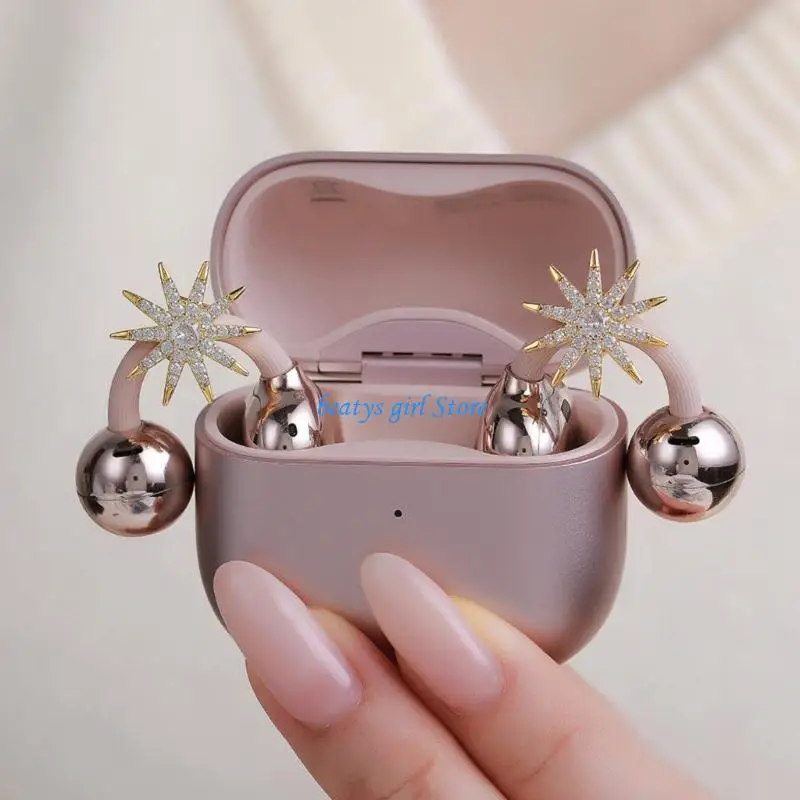 C7AB Stylish Metal Ear Clip Adorned with Zircon Stones Decorative for FreeClip
C7AB Stylish Metal Ear Clip Adorned with Zircon Stones Decorative for FreeClip