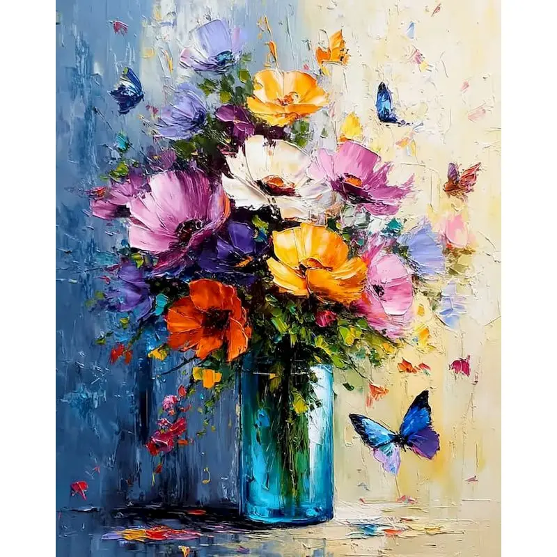 GATYZTORY Painting By Number Flower Kits For Adults Handpainted DIY Coloring By Number Vase Home Decoration Drawing On Canvas
GATYZTORY Painting By Number Flower Kits For Adults Handpainted DIY Coloring By Number Vase Home Decoration Drawing On Canvas
