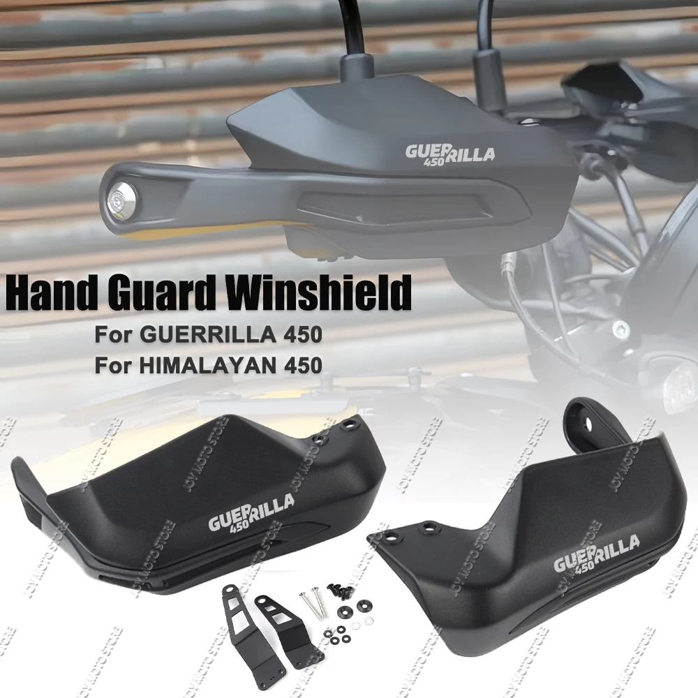For Guerrilla 450 Himalayan 450 2024 2025 Motorcycle Hand Guards Wind Deflector Handlebar Protector