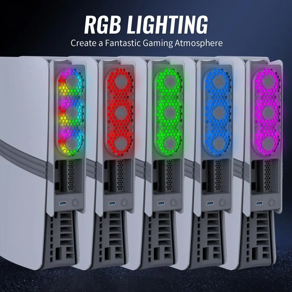 Game Accessories Rgb Game Console Fan with Low Noise Usb External Cooler for Ps5 Pro/slim Adjustable Efficient Cooling Solution
Game Accessories Rgb Game Console Fan with Low Noise Usb External Cooler for Ps5 Pro/slim Adjustable Efficient Cooling Solution