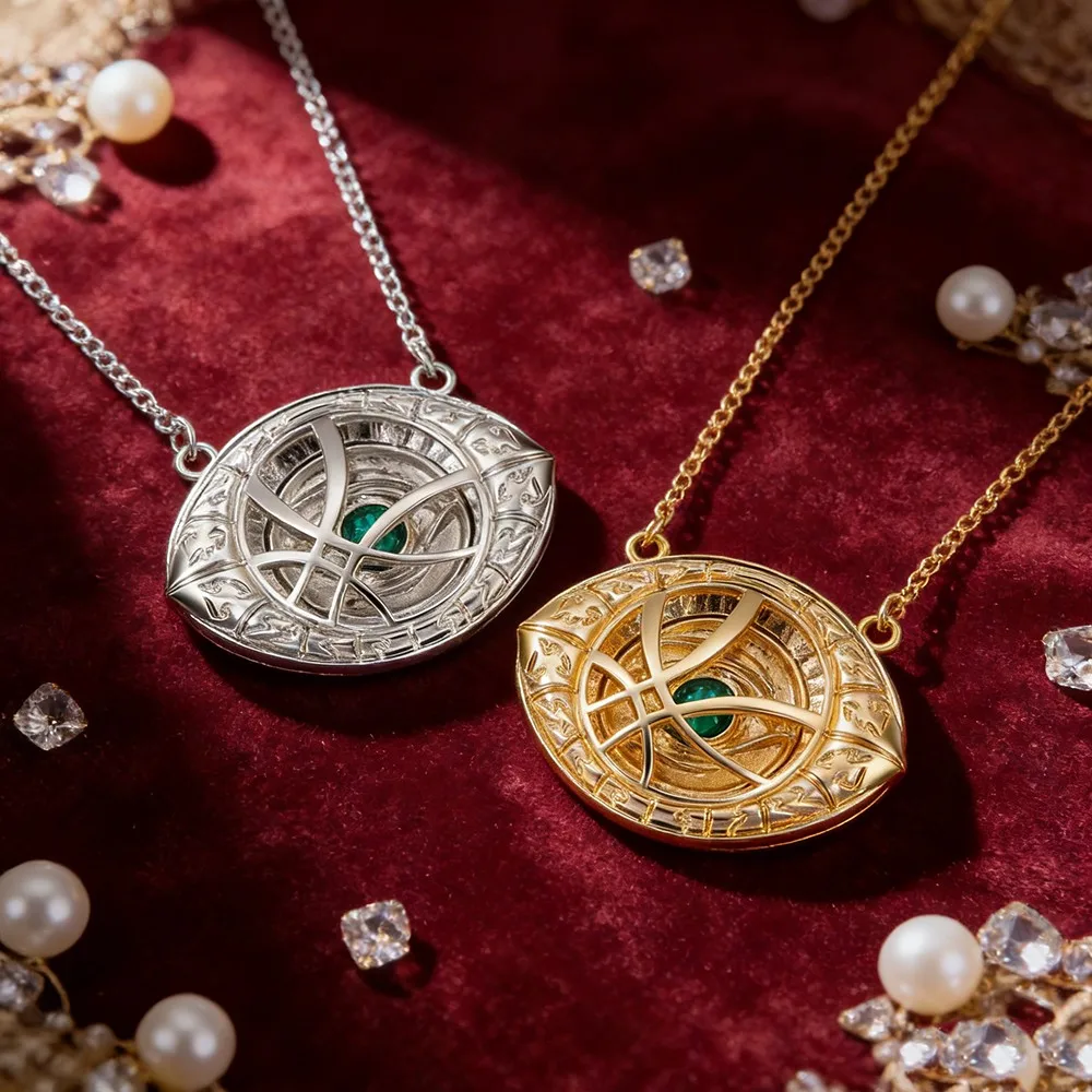 Doctor Strange Necklace Fashion Trend Eye Of Agamotto Superhero Pendant Movie Figure Cosplay Jewelry Accessories for Men
Doctor Strange Necklace Fashion Trend Eye Of Agamotto Superhero Pendant Movie Figure Cosplay Jewelry Accessories for Men 