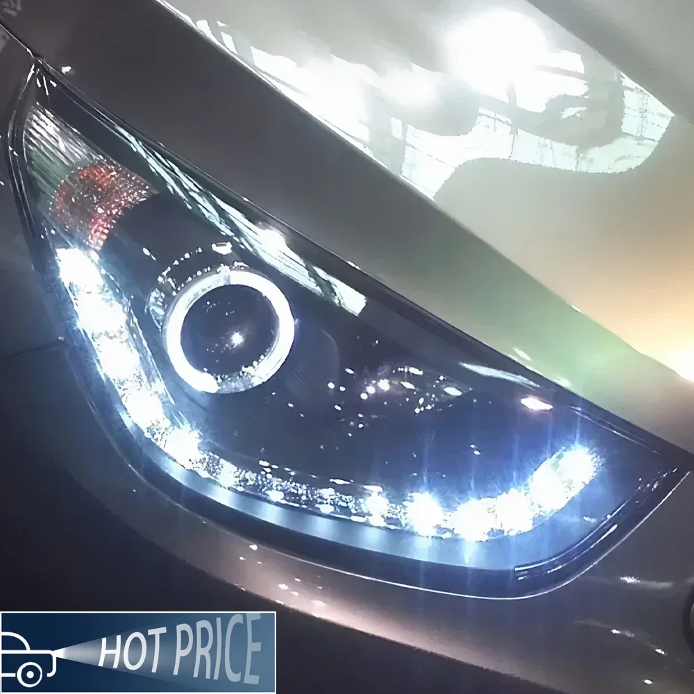 Автомобильные передние фонари для Hyundai ix35 2010-2013, обновление автомобильных фар в сборе, высококачественные светодиодные бифокальные линзы проектора, аксессуары
Автомобильные передние фонари для Hyundai ix35 2010-2013, обновление автомобильных фар в сборе, высококачественные светодиодные бифокальные линзы проектора, аксессуары