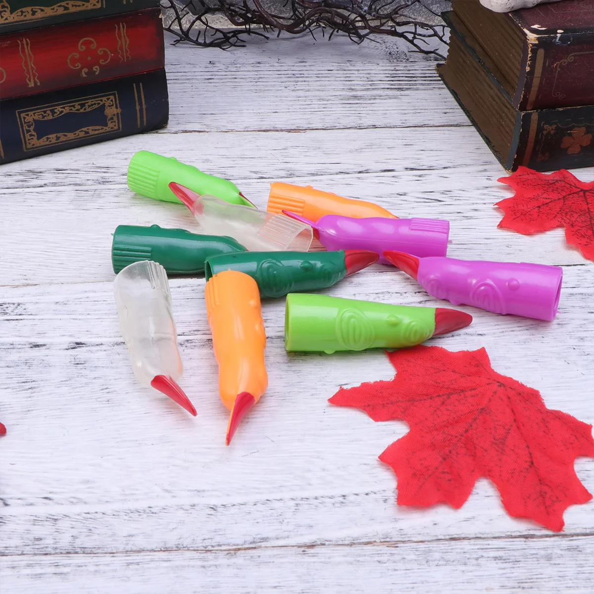 10 Pcs Fake Fingers Halloween Toy Nails Set Fingerhalloween Vampire Accessories Toys
10 Pcs Fake Fingers Halloween Toy Nails Set Fingerhalloween Vampire Accessories Toys