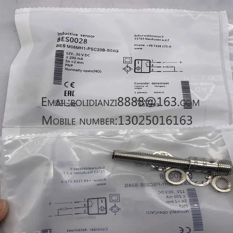 The brand-new original sensor BES0028 BES M08MH1-PSC20B-S04G warranty for one year in stock
The brand-new original sensor BES0028 BES M08MH1-PSC20B-S04G warranty for one year in stock