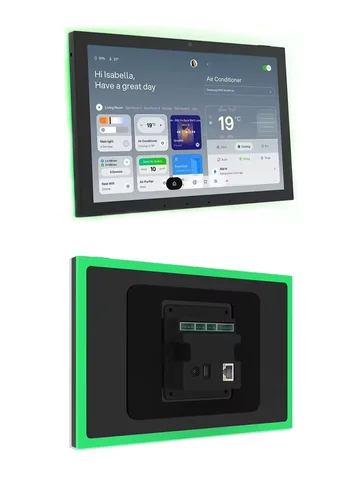 Fast 10.1 Inch Android 14 Smart Home Control Panel, 8-core 4G+64G Enable Fluent Touch Control, POE RGB Light Home Assistant PAD