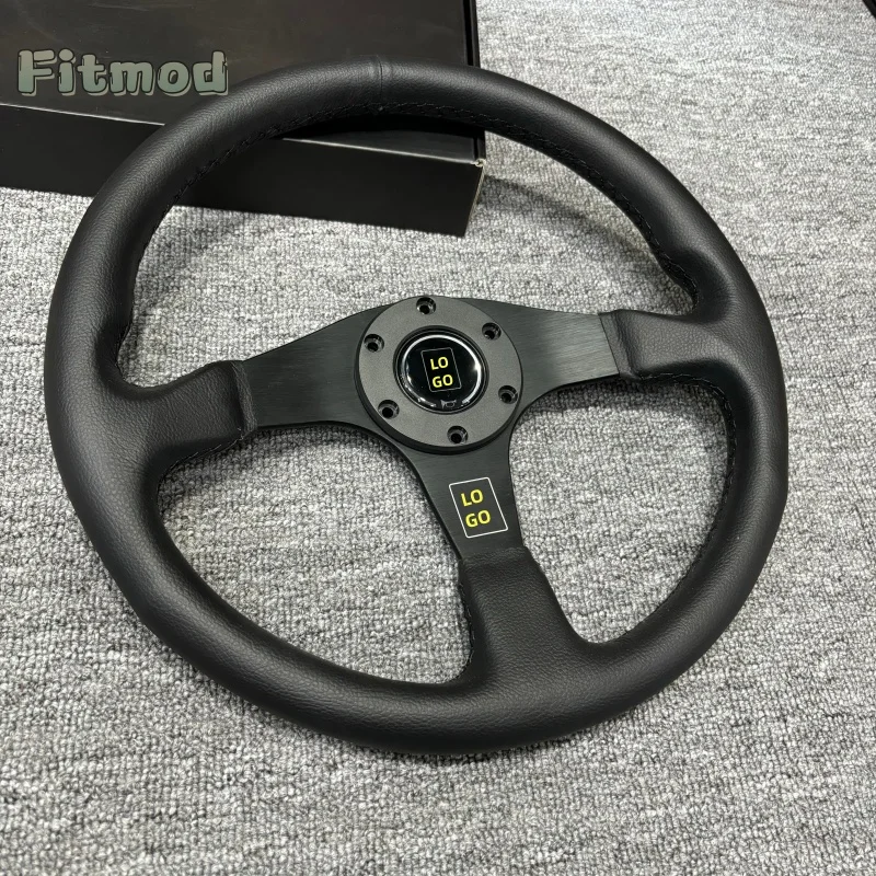 14-inch 350mm flat black stitched racing sports car drifting steering wheel, suitable for gaming and simulation PCD 70MM
14-inch 350mm flat black stitched racing sports car drifting steering wheel, suitable for gaming and simulation PCD 70MM