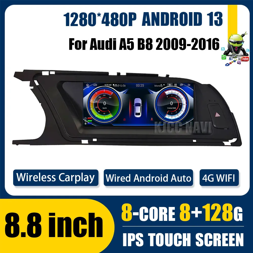 8,8 дюймовый сенсорный экран Android 13 для Audi A5 B8 2009-2016 автомобильные аксессуары автомобильные мониторы Carplay мультимедийный аудио радио плеер
8,8 дюймовый сенсорный экран Android 13 для Audi A5 B8 2009-2016 автомобильные аксессуары автомобильные мониторы Carplay мультимедийный аудио радио плеер