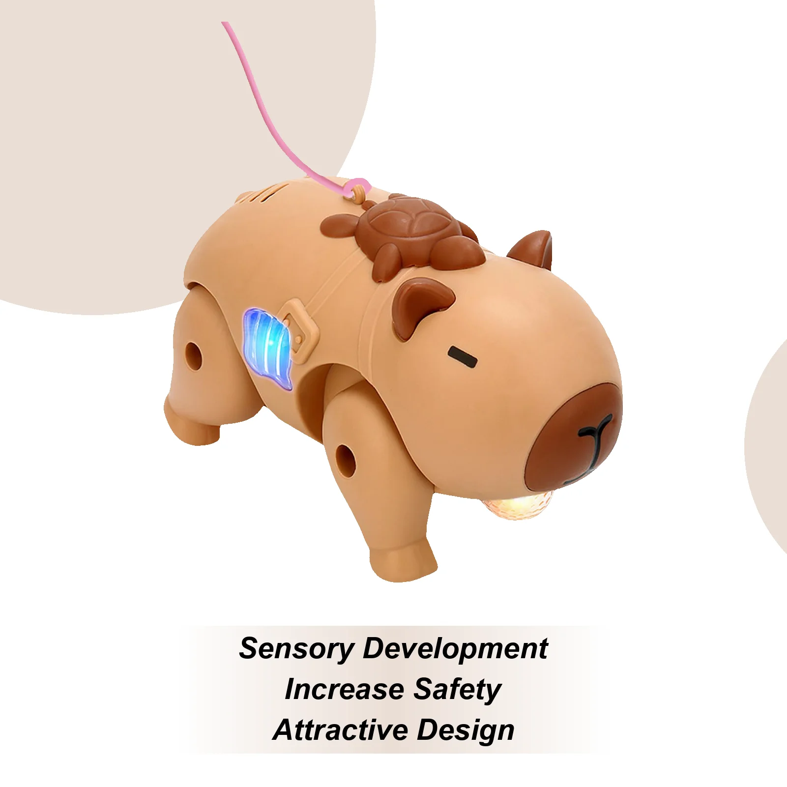 Robotic Pets Electronic Interactive Toys Walking Capybara Animated Toy Animal Companion with Light and Music for Kids Boys
Robotic Pets Electronic Interactive Toys Walking Capybara Animated Toy Animal Companion with Light and Music for Kids Boys