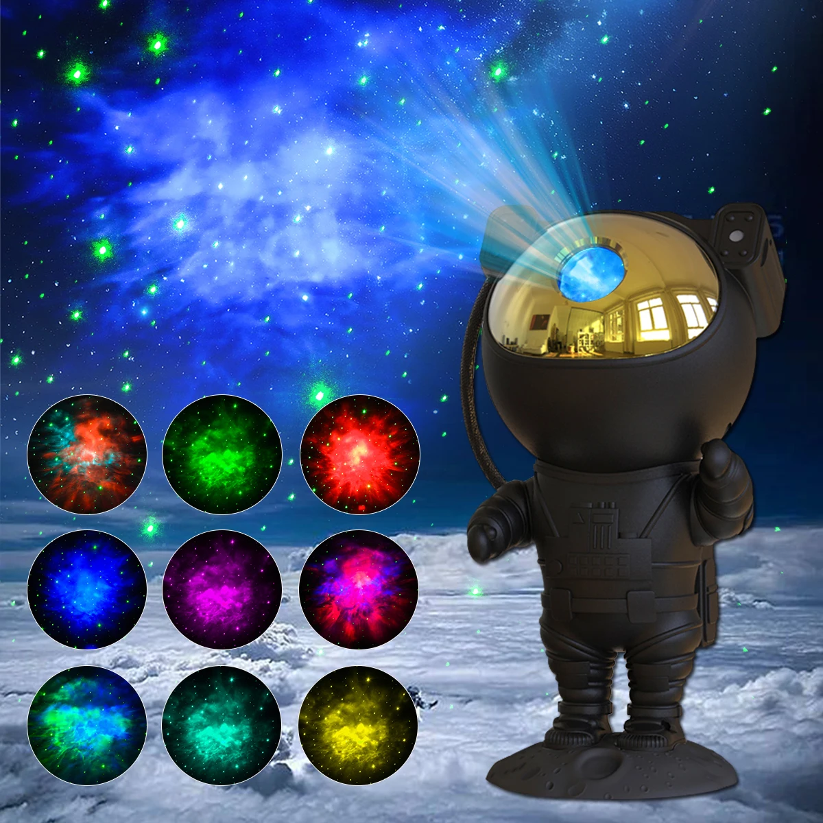 Star Projector Galaxy Night Light Astronaut Starry Nebula Ceiling LED Lamp Gift for Kids Adults for Bedroom Birthdays Christmas
Star Projector Galaxy Night Light Astronaut Starry Nebula Ceiling LED Lamp Gift for Kids Adults for Bedroom Birthdays Christmas