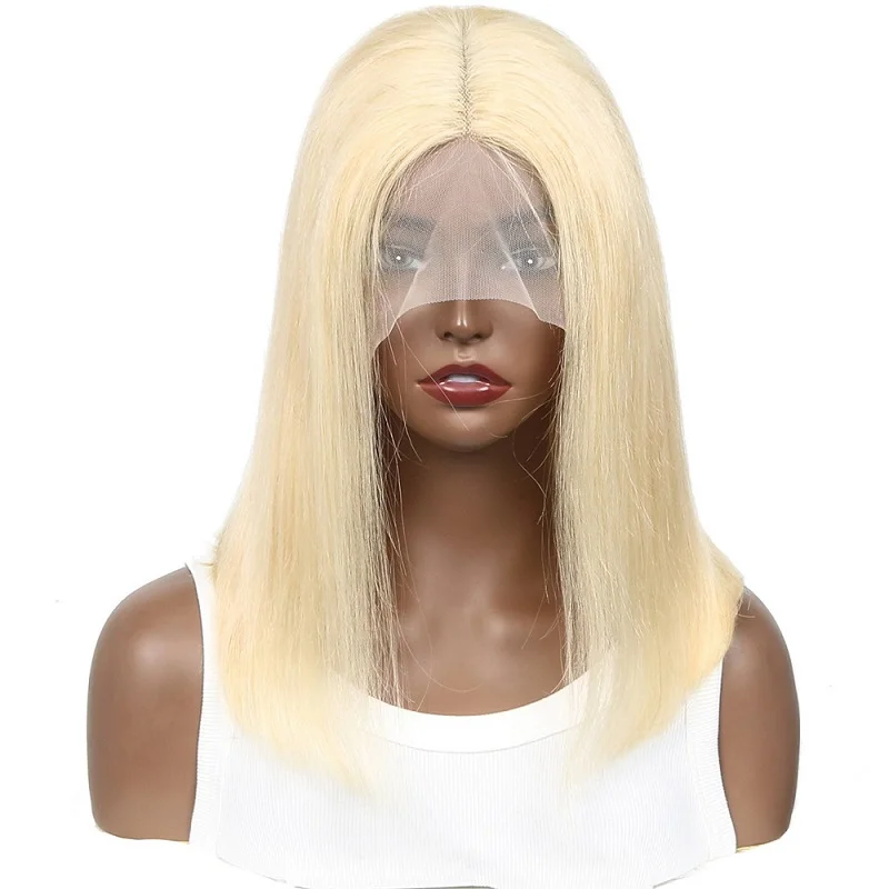 613 Blonde Bob Lace Front Wigs With Baby Hair 13X4 Straight Lace Frontal Short Bob Wigs For Black Women 613 Bob Wig Human Hair
613 Blonde Bob Lace Front Wigs With Baby Hair 13X4 Straight Lace Frontal Short Bob Wigs For Black Women 613 Bob Wig Human Hair