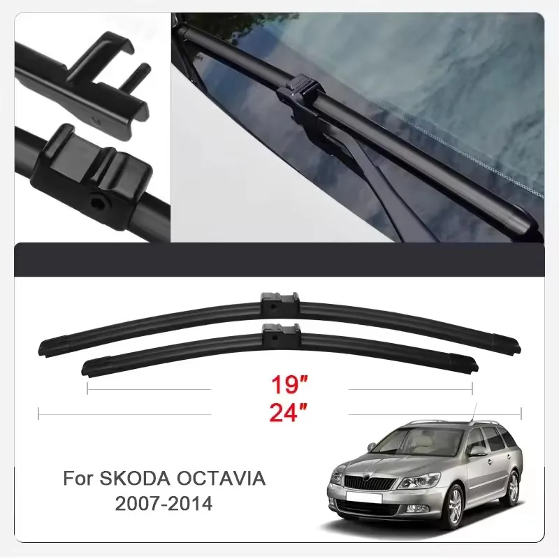 2PCS Car Wiper Blades for SKODA OCTAVIA 07-26 Front Windscreen Windshield Double Rubber Car Accessories
2PCS Car Wiper Blades for SKODA OCTAVIA 07-26 Front Windscreen Windshield Double Rubber Car Accessories 