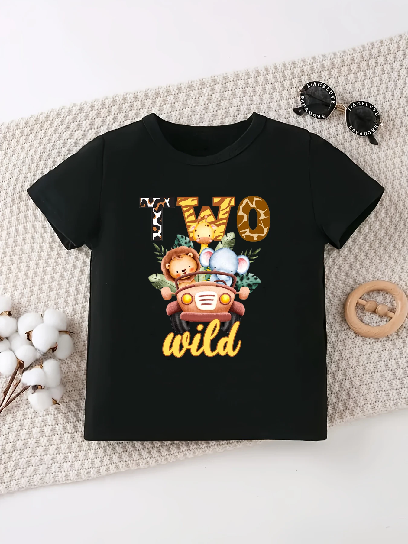 Leopard Two Wild Lion Elephant Printed T Shirt Girls/Boys 2nd Birthday Gift Shirt Kawaii Kids Clothes Toddler Shirt
Leopard Two Wild Lion Elephant Printed T Shirt Girls/Boys 2nd Birthday Gift Shirt Kawaii Kids Clothes Toddler Shirt