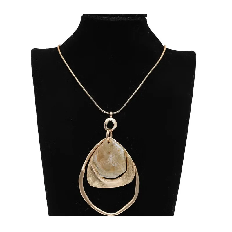 New Retro Pendant, Hot-selling Metal Resin Pendant, Women's Versatile Literary Simplicity and High-end Sweater Chain
New Retro Pendant, Hot-selling Metal Resin Pendant, Women's Versatile Literary Simplicity and High-end Sweater Chain