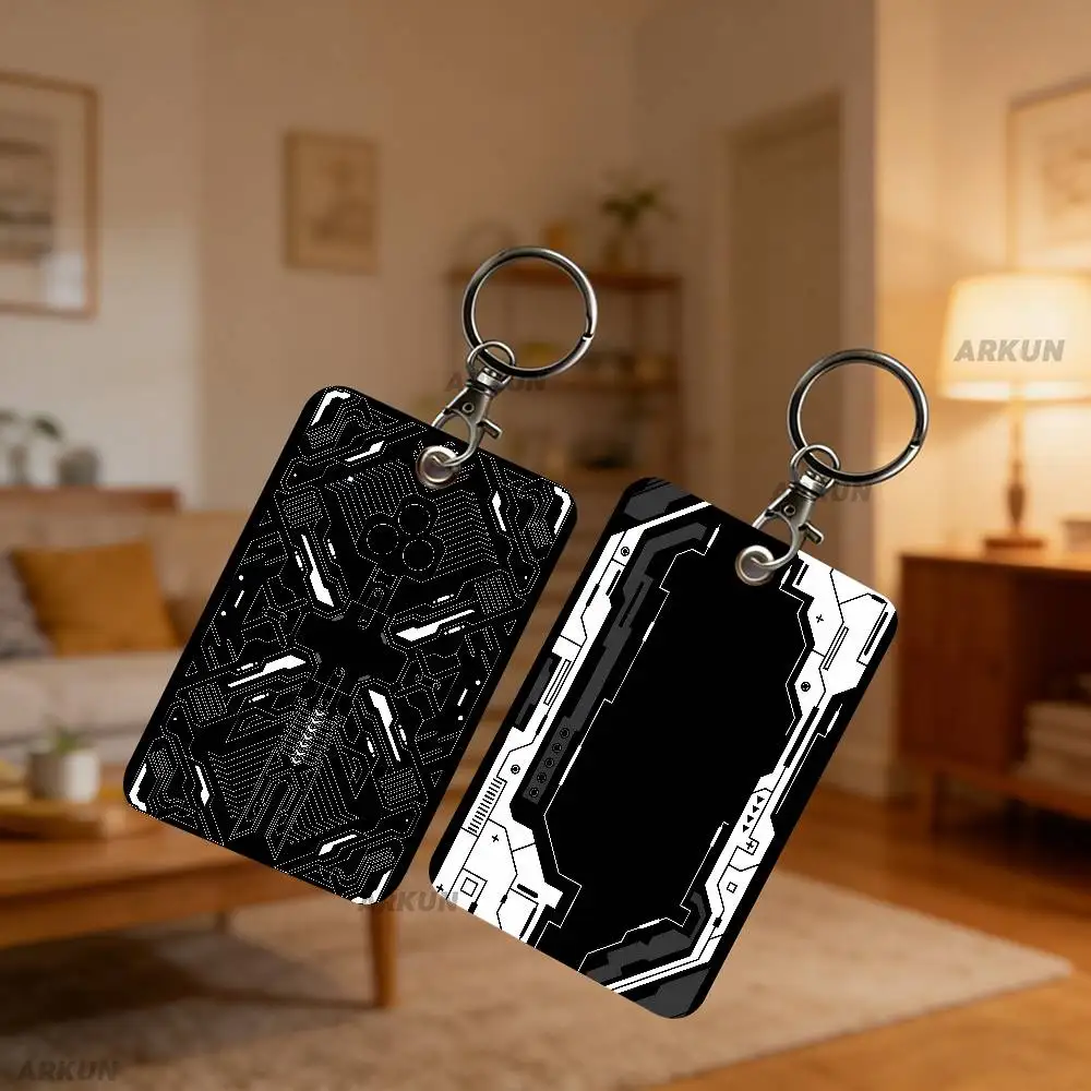 COOL Top Fashion Mecha Style Rectangle ID Card Case Keychain Access Card Bag Key Tag Ring Leather Card Holder Key Ring Access
COOL Top Fashion Mecha Style Rectangle ID Card Case Keychain Access Card Bag Key Tag Ring Leather Card Holder Key Ring Access