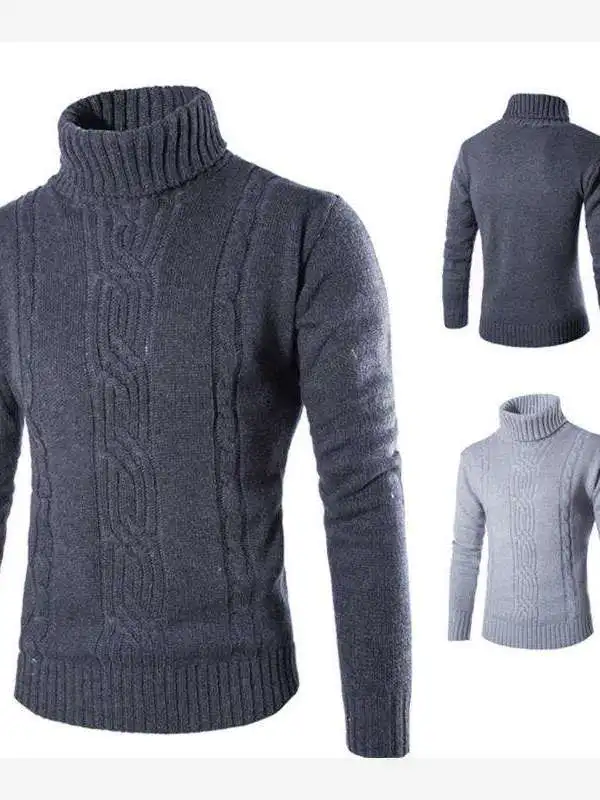 Men's Thick Warm Winter Sweater Fashionable Urban Style Long Sleeve High Collar Knitted Shirt City Walk Suitable for Spring A...
Men's Thick Warm Winter Sweater Fashionable Urban Style Long Sleeve High Collar Knitted Shirt City Walk Suitable for Spring A...