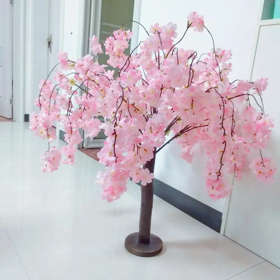 Upscale Artificial Flowers Cherry Blossom Tree Wisteria Plant Potting For Christmas Wedding Stage Site Layout Home Decoration
Upscale Artificial Flowers Cherry Blossom Tree Wisteria Plant Potting For Christmas Wedding Stage Site Layout Home Decoration