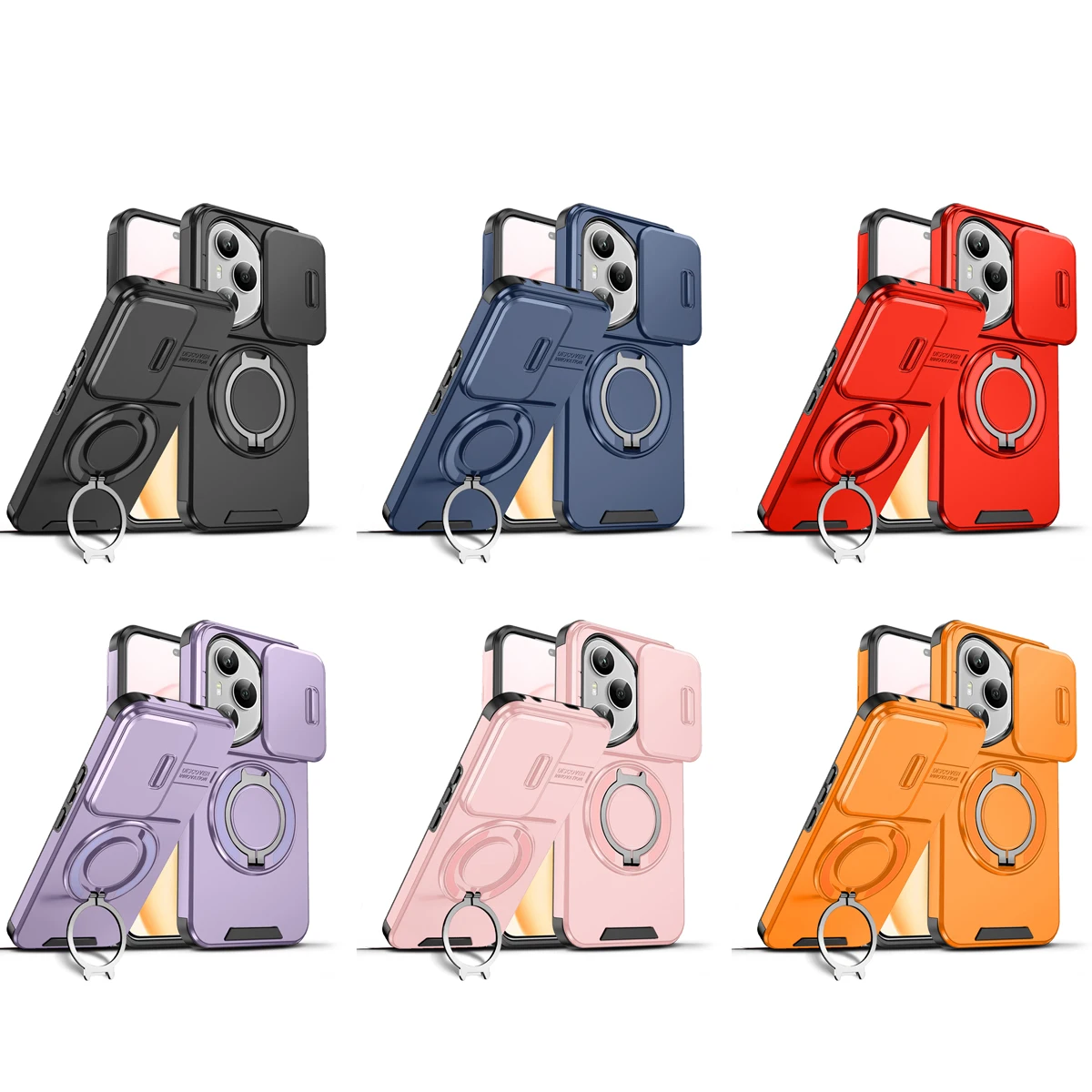Shockproof Hybrid Dual Layer Ring Kickstand Phone Case For Honor 400 Pro Global, Anti-scratch Sliding Camera Protective Cover
Shockproof Hybrid Dual Layer Ring Kickstand Phone Case For Honor 400 Pro Global, Anti-scratch Sliding Camera Protective Cover