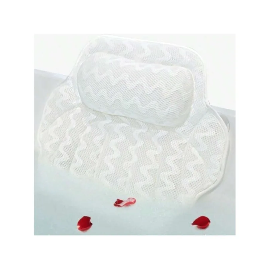 AWYYSuper Thick Bath Pillow Soft And Comfortable Bath Pillow 4D Mesh Fabric And 6 Non-Slip Suction Cups Used For Bathtub Head A
AWYYSuper Thick Bath Pillow Soft And Comfortable Bath Pillow 4D Mesh Fabric And 6 Non-Slip Suction Cups Used For Bathtub Head A