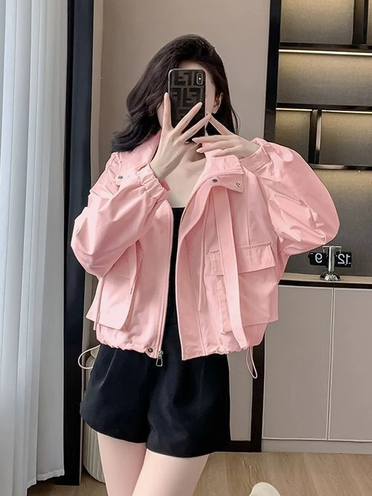 Short Hooded Jacket Women's Spring Autumn 2026 New Style Ultra Cute Loose Casual Fashionable Workwear Jacket Top
Short Hooded Jacket Women's Spring Autumn 2026 New Style Ultra Cute Loose Casual Fashionable Workwear Jacket Top