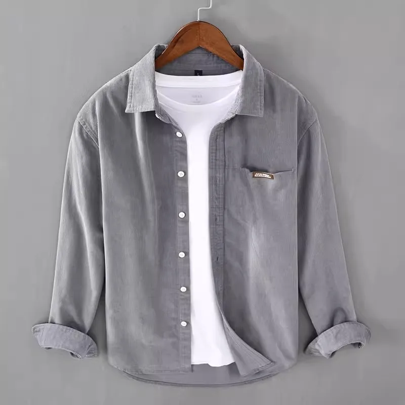 New 2026 Men's Corduroy irt Casual Wear Resistant to Dirt Loose Fit Long Sve Spring Autumn Quali Outerwear Workwear
New 2026 Men's Corduroy irt Casual Wear Resistant to Dirt Loose Fit Long Sve Spring Autumn Quali Outerwear Workwear