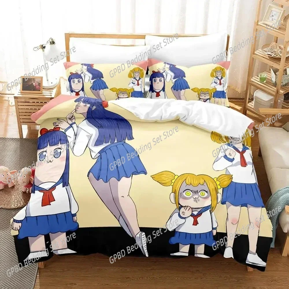 Anime Pop Team Epic PIPI Bedding Set Boys Girls Twin Queen Size Duvet Cover Pillowcase Bed Boys Adult Fashion Home Textileextile
Anime Pop Team Epic PIPI Bedding Set Boys Girls Twin Queen Size Duvet Cover Pillowcase Bed Boys Adult Fashion Home Textileextile